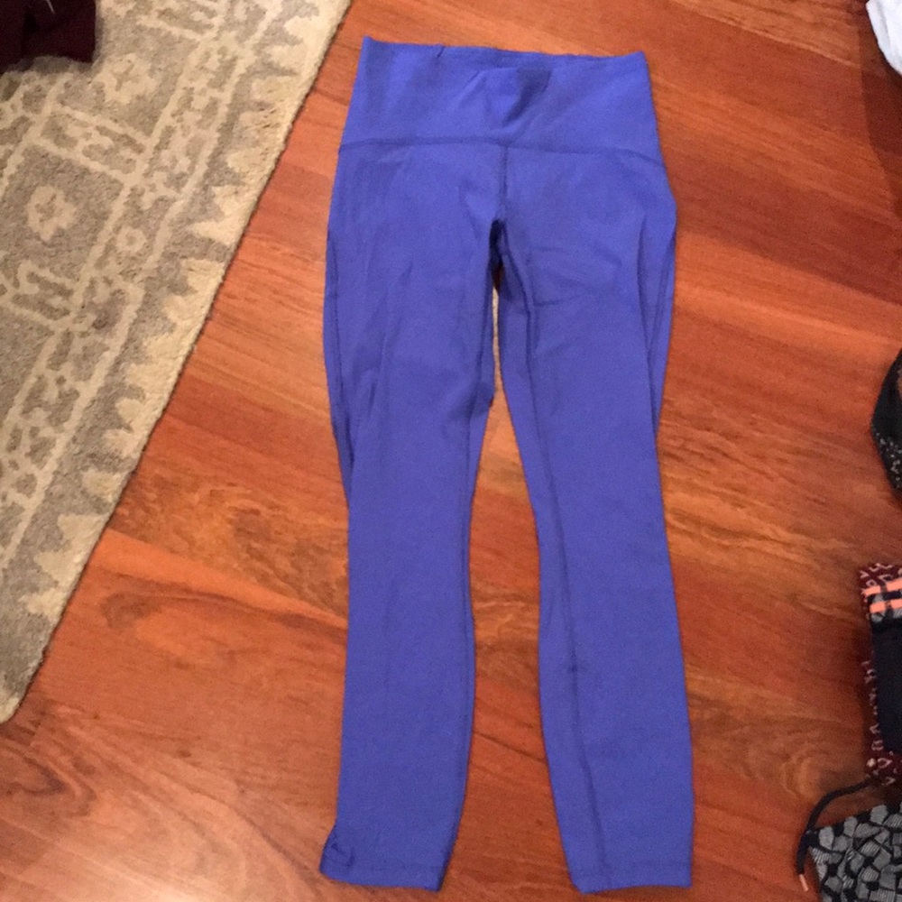 Lululemon bright blue leggings